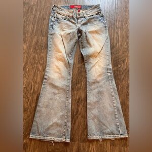 Guess Light Gray Flare Jeans